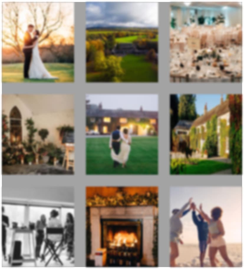 Galerie de photos de mariage avec moments partagés